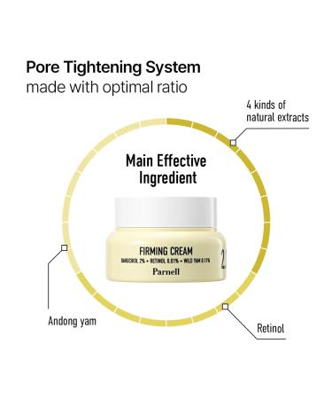 Parnell Bakuchiol Retinol Wild Yam Cream | Pore Care Moisturizer for Elasticity Support & Youthful Look | Dual Retinol K-Beauty (1.69 fl oz) - Buy Online on GoSupps.com