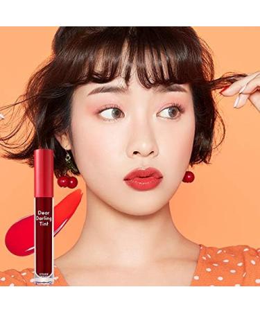 ETUDE Dear Darling Water Gel Tint Long-lasting Effect up with Fruity Juicy Moist and Vivid coloring (#OR201 Kumquat Red) - Buy Online on GoSupps.com