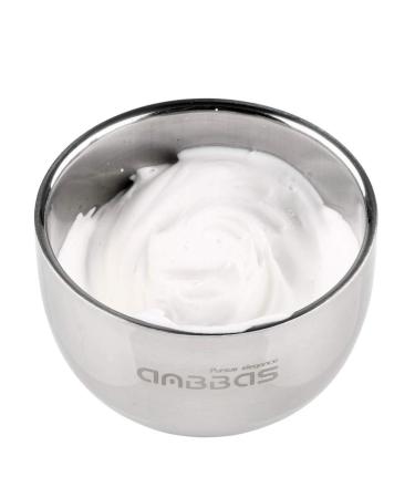 Anbbas 3in1 Vegan Synthetic Badger Shaving Brush Set for Men with Stainless Steel Stand and Bowl - Ideal for Wet Close Shave Beech - Buy Online on GoSupps.com