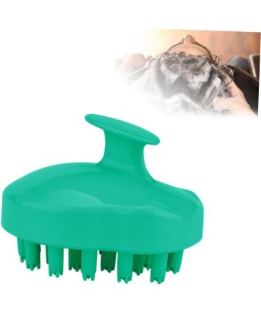 Tovinanna Hair Schuppenw scher - Green Bathroom Massage & Cleaning Shampoo Brush | Head Scratcher & Suction Tool for Ultimate Hair Care | 9.5x7cm - Buy Online on GoSupps.com
