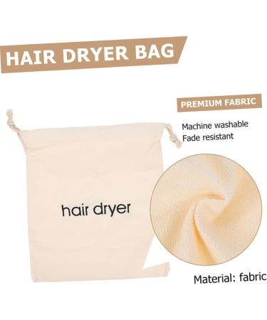 Baluue 4pcs Hair Dryer Storage Bag Travel Blow Dryer Hair Dryer Receive Bag Hair Dryer Holders Beige Fabric - Buy Online on GoSupps.com