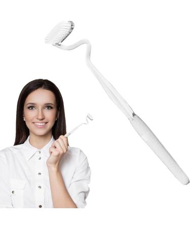S-Shaped Toothbrush - Soft Bristles & Interdental Cleaning Brush | Reusable Silicone Head | Zah Transparent (1 Pack) - Buy Online on GoSupps.com