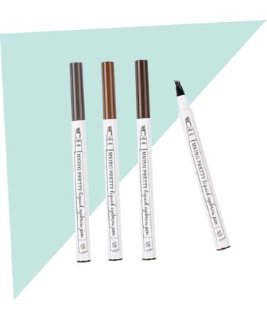 Didiseaon 12 Pcs Waterproof Eyebrow Pen Eyebrow Pen Brow Pencil Liquid Eyebrow Pen Eyebrow Makeup Tool 1 count (Pack of 1) As Shownx3pcs - Buy Online on GoSupps.com
