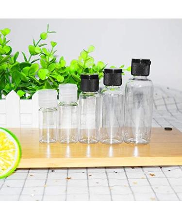 VASANA 12Pcs 20ml / 0.7oz Plastic Empty Travel Bottle with Flip Cap Squeeze Sample Cosmetic Containers Jar for Emollient Water Lotions Shampoos and Essential Oils - Buy Online on GoSupps.com