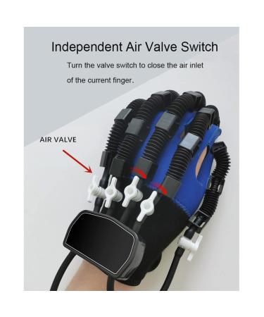 Rehabilitation Robot Gloves Stroke Hemiplegia Finger Rehabilitation Trainer for Hand Function Recovery Hand Splint Assistive Gloves Finger Straightening Brac L Medium - Buy Online on GoSupps.com