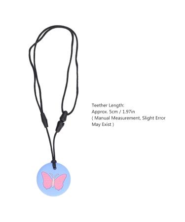 Safe Silicone Chew Necklace for Infants - Sensory Development & Oral Health (Sky Blue) - Easy to Clean International Shipping - Buy Online on GoSupps.com