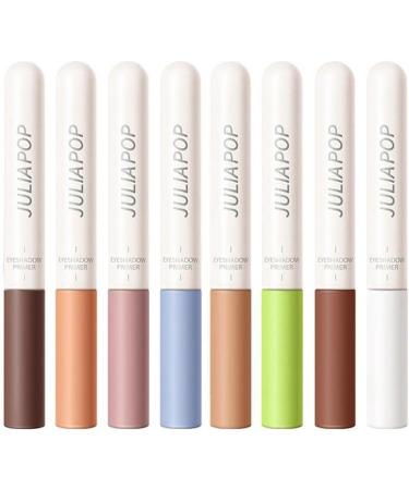 Eyeshadow Primer Set 4 Colors Liquid Matte Eyeshadow for Quick Drying Waterproof Smooth Creamy Colorful Eye Shadow Lightweight - (Color: 2 Style A) 2 / Style a - Buy Online on GoSupps.com