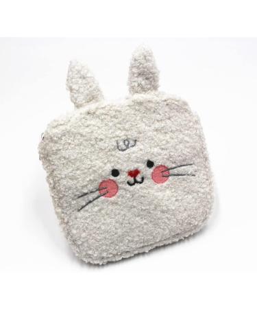 Plush Menstrual Pad Bag - 4pcs Sanitary Paper Pouches, Zipper Coin Purse and Makeup Bag for Women/Girls - Buy Online on GoSupps.com
