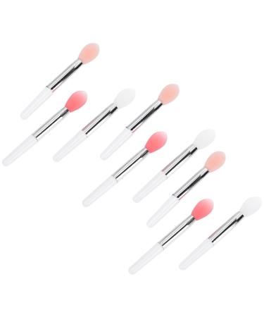 9Pcs lip brush lipstick Silicone Lipstick Lip Applicator lipstick applicator wands Lip Gloss silicone lip scrubber Miss lip gloss brush mini