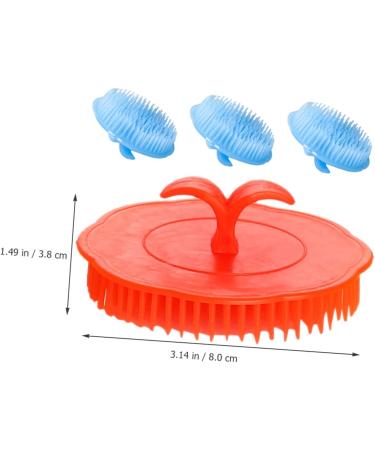 WOONEKY 4-Piece Shampoo Brush Set | Scalp Massage Device for Hair Care & Washing | International Shipping Available - Buy Online on GoSupps.com