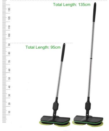 New charging electric mop hand-held wireless electric rotary 360 degree mop good helper for household cleaning (EU Plug) - Buy Online on GoSupps.com