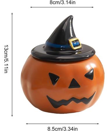 Pumpkin Scented Candles - Creative Red Witch Hat Natural Soy Wax Aromatherapy for Halloween Home Decor & Party - Buy Online on GoSupps.com