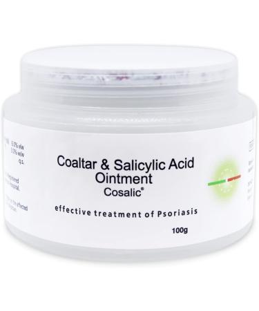 Psoriasis Coal Tar Salicylic Acid 100gm (3.52 oz) for Dry, Itchy Skin Relief - Buy Online on GoSupps.com