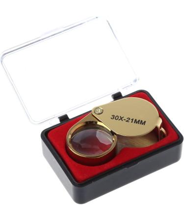 Portable Jewelers Eye Loupe Magnifier Magnifying Glass Jewelry Diamond 30x21mm Small Gift - Buy Online on GoSupps.com