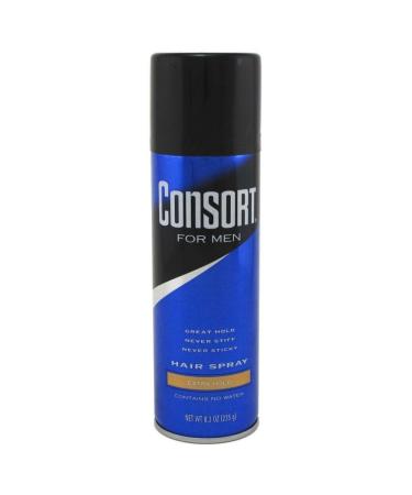 Consort For Men Hair Spray Aerosol Extra Hold 8.30 ounce (Pack of 3)