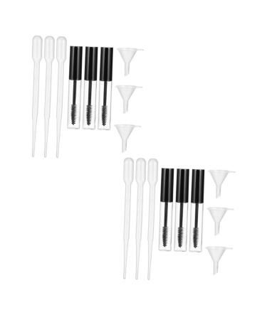 SOESFOUFU Set of 10ml Mascara Tubes with Mini Applicator for Makeup Eyeliner Lip Gloss Waterproof