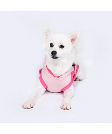 Amaone Leopard Dog Coat for Chihuahua & Small Dogs - Stylish Knit Jacket in Pink | XL Size - Buy Online on GoSupps.com