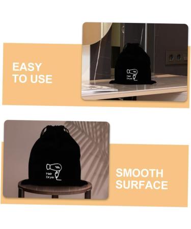 WOONEKY 2pcs Velvet Bag Drawstring Bag Hair Dryer Bag Hair Dryer Travel Pouch Hair Tools Travel Bag Travel Bag for Blow Dryer and Hair Tools Makeup Brush Bag Hair Dryer Attachments Storage - Buy Online on GoSupps.com