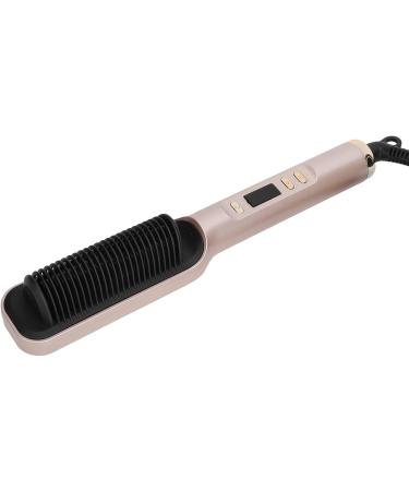 Buy Hair Straightening Comb - 110V to 240V Hair Straightener Brush with LCD 35W for All Hair Textures (Rose Gold) - International Shipping Available - Buy Online on GoSupps.com