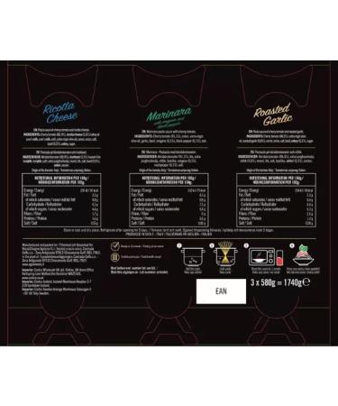 Agromonte Cherry Tomato Pasta Sauce Variety Pack- Ready in 1 Minute - Fresh Cherry Tomato - Premium Quality - Traditional Recipe - 3 x 580g - Buy Online on GoSupps.com