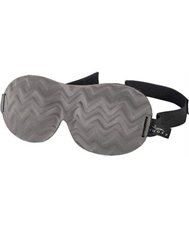 Shop CC Home Furnishings 7.75" Gray Textured Chevron Adjustable Unisex Sleeping Mask - International Shipping Available - Buy Online on GoSupps.com