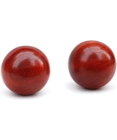 Hoement 2 Pieces Rosewood Hand Massage Ball - Classic 5cm Red Roller for Relaxation & Therapy - Buy Online on GoSupps.com