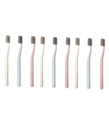 9 pcs toothbrush disposable care brush travel