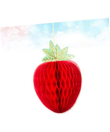 TOPBATHY Lantern Decor 3pcs Decorate Honeycomb Tissue Gift Strawberry Child Tissue Pom Poms As Shownx3pcs 15.5cm*22.5cmx3pcs - Buy Online on GoSupps.com