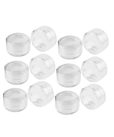 Beavorty Travel Bottles 50pcs Small Pot Jar Round Travel Glitter Round Jar