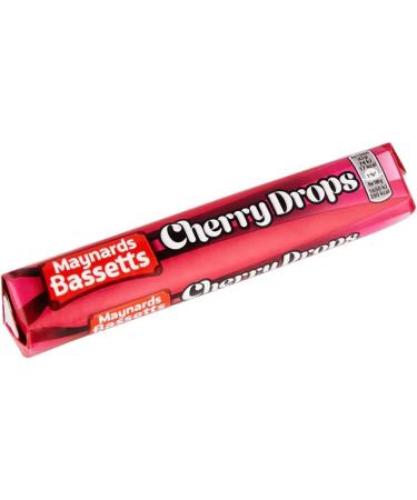 Cherry Drops Sweets Roll 45g - Smooth and Fruity Cherry Flavoured hard boiled sweets (10 packs) with VIMIX Gift Box - Buy Online on GoSupps.com