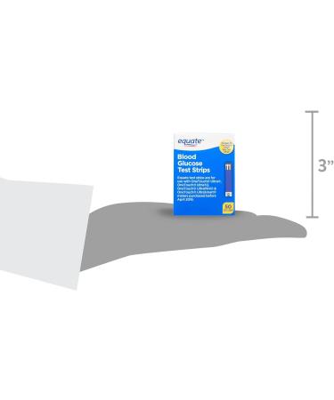 Equate Blood Glucose Test Strips 50 Count with Pill Organizer - Monitor Your Blood Sugar Levels and Stay Organized - Buy Online on GoSupps.com