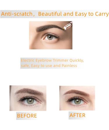 Colordiary Electric Eyebrow Trimmer with LED Light - Rechargeable & Painless Precision Razor for Women - Portable USB Interface - Ideal for Lips, Nose, Chin - Buy Online on GoSupps.com