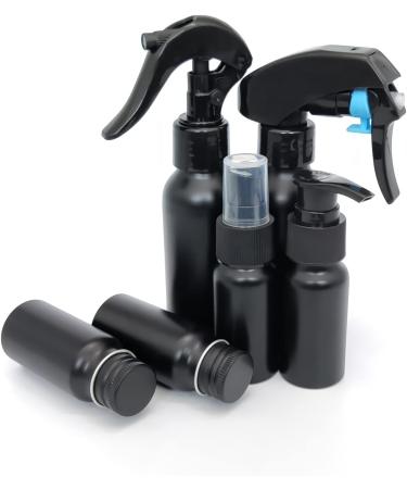 ZEOABSY 3 PiecesÂ Empty 100ml Black Aluminium Lotion Pump Bottle Aluminum Bottles with Black Pump Head Travel Metal Bottles for CosmeticÂ Shampoo Body Washing Gel Essential Oil Liquid Dispenser - Buy Online on GoSupps.com