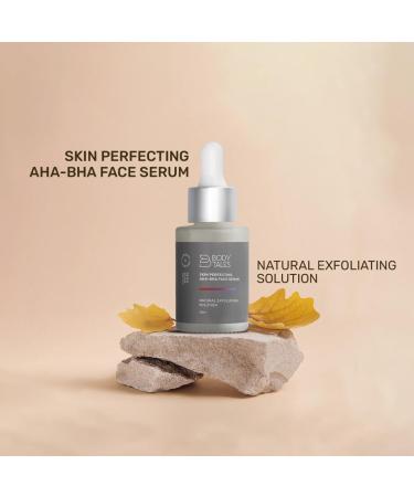 Skin Perfecting AHA-BHA Serum | 30% AHA 2% BHA 5% PHA - Clear Acne Exfoliate & Regenerate Skin - Paraben Free - 1 Fl Oz - Buy Online on GoSupps.com