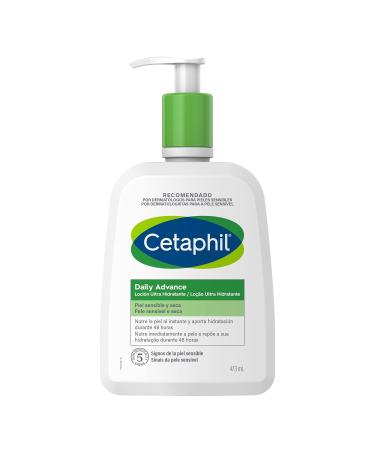 Galderma Laboratories Cetaphil Daily Advance Ultra Moisturizing Lotion 473 ml for sensitive and dry skin with 9 moisturizing ingredients perfumefree