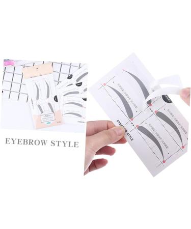 DOITOOL Make Up Kits 2 Eyebrow Sticker Eyebrow Shaper Stencil Eyebrow Stencils Eyebrow Template A607 Portable Card - Buy Online on GoSupps.com