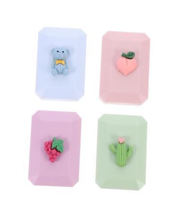 JECOMPRIS plastic container 8 STK contact lens container glass container travel case for eye lenses Storage set for contact lenses Terrarium glass glass container plastic holiday needs care