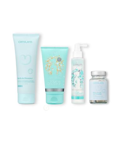 OMUM - Mon Rituel Capillaire Naturel - Coffret soins cheveux renfort & anti-chute - Soins + Compl ment alimentaire - Fortifie et accel re la pousse - Vegan & Naturel