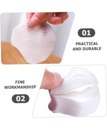 FRCOLOR 600pcs Pearl Pattern Makeup Remover Pads | Lint-Free Facial Cleansing Wipes | Non-Woven Cosmetic Cloths - 5.8x5.8cm - Buy Online on GoSupps.com