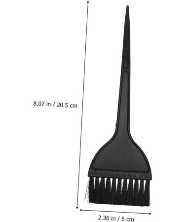 Ipetboom 1 Set Hair Coloring Tools Hair Dye Mixing Bowl Hair Coloring Comb Hair Dye Comb Hair Dye Brush Barber Cape Hair Coloring Bowl Hair Dye Cape Hair Dye Tools Shawl Plastic Baking Oil 20.5x6cm Black - Buy Online on GoSupps.com