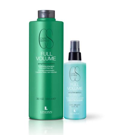 Lendan Lendan Full Volume Volumizing Shampoo for Fine Hair 1000 ml + Leave-on Amplifying Spray 200 ml