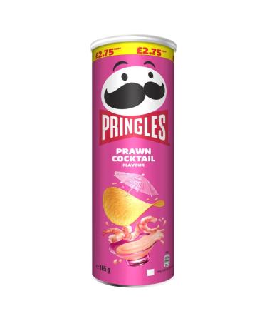 Pringles Crisps Prawn Cocktail Flavour 6 x 165g PMP