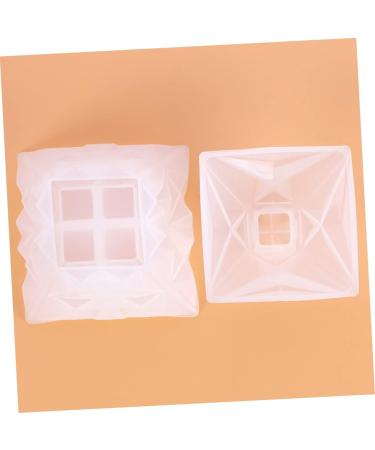 COHEALI 3pcs Candle Molds Diy Resin Epoxy Mold Silicone Jewelry Storage Container Storage Box Jewelry Box Whitex3pcs 8.5x7x12.3cmx3pcs - Buy Online on GoSupps.com