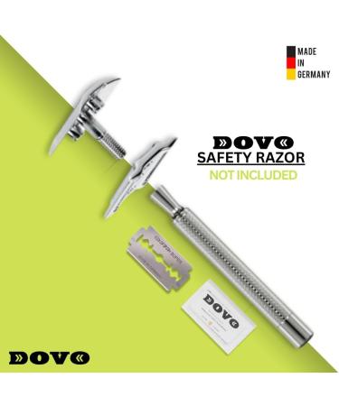 DOVO Super Platinum Razor Blades - Bulk Pack of 100 (10 x 10 Packs) | Premium Quality for a Close Shave - International Shipping Available - Buy Online on GoSupps.com