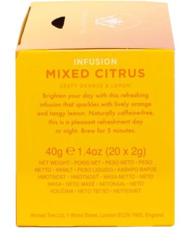 Ahmad Tea Mixed Citrus Fruit & Herbal Infusion - 20 Teabags (Pack of 2) - Buy Online on GoSupps.com