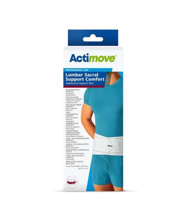 Professional Lumbar Sacral Support Belt | Post-Op Herniated Disc & Scoliosis Relief | Comfort & Additional Support | White Medium - Buy Online on GoSupps.com