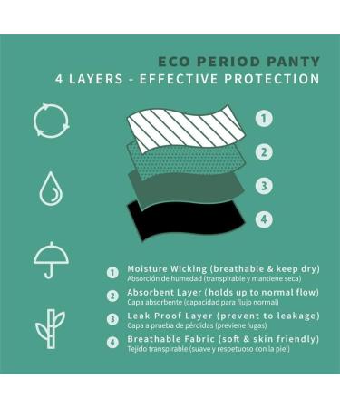 Buy Gaia Braguita Menstrual Normal - Eco-Friendly Period Underwear for Comfortable Flow | International Shipping Available - Buy Online on GoSupps.com