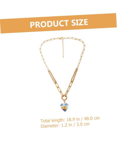 CALLARON Heart Necklace Christmas Sto The Necklaces Aesthetic Women Necklace Charm Miss Clothing - Buy Online on GoSupps.com