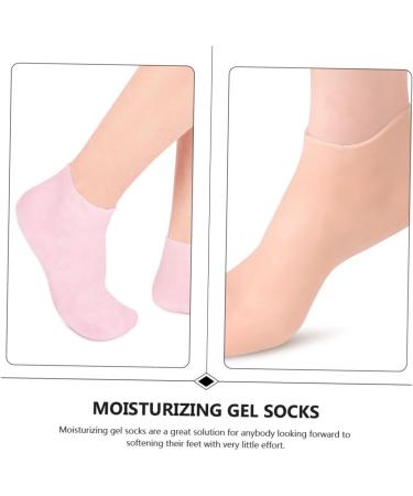 FRCOLOR 3 Pairs Gel Socks Foot Socks Against Cracking Men's Socks Lined Socks Men Stocking Gel Socks Foot Care Covers Anti-Moisturising Women's Socks Spa Sebs Man - Buy Online on GoSupps.com