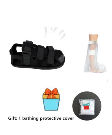 Unisex Adjustable Post-Op Shoe for Left/Right Foot | Medical Walking Shoe for Foot Injuries & Recovery | Small Size - Buy Online on GoSupps.com